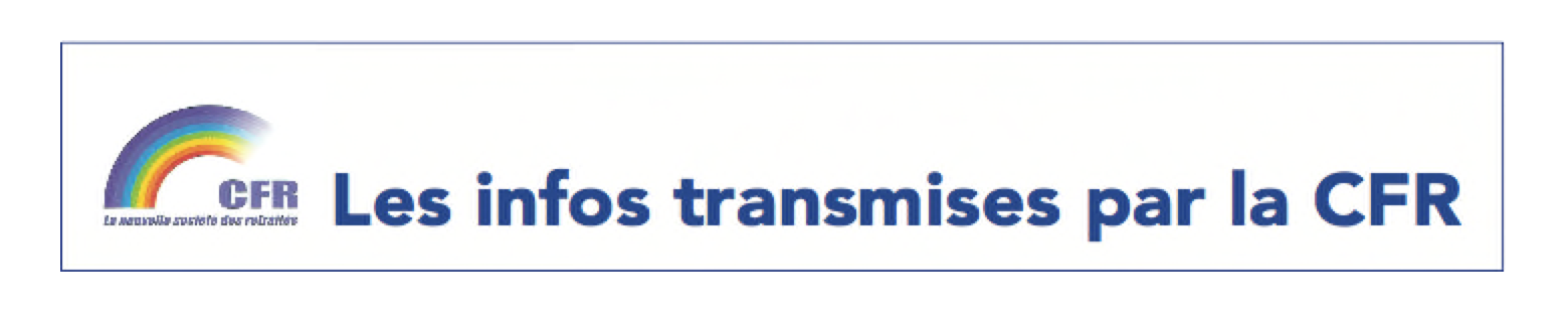 La lettre d’information de la CFR aux associations - décembre 2017